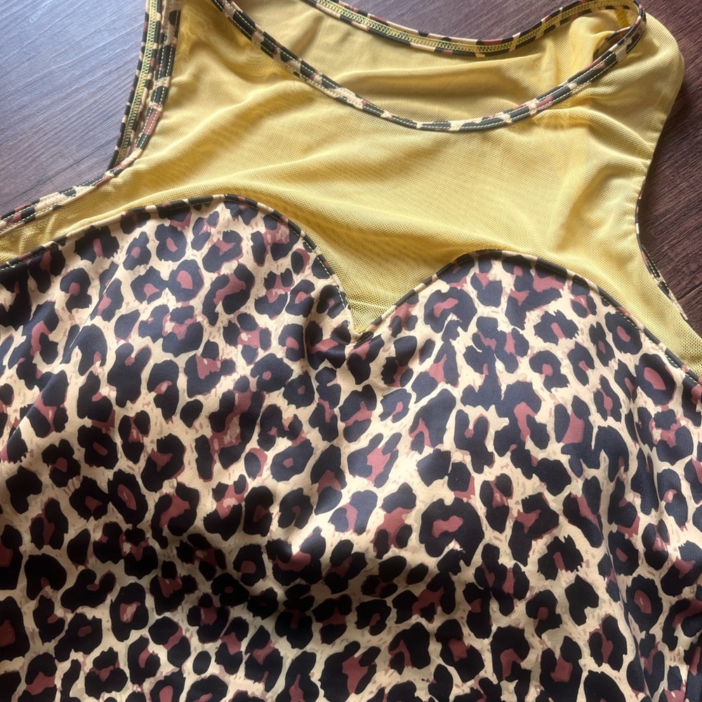 Leopard Print Kortni Jeane Swim Top - Picture 3 of 5